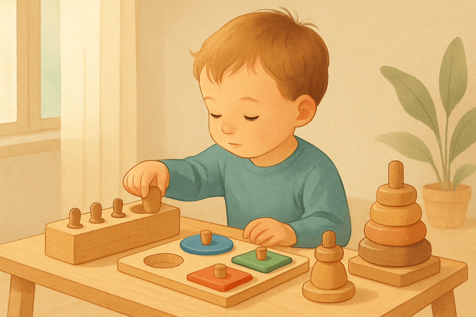 The Montessori Shelf Rotation System That Keeps Toddlers Focused for 45 Minutes (Free Monthly Planner Inside)